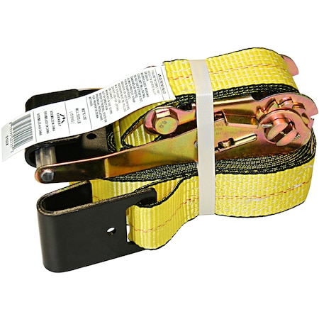 Everest 2" x 30Ft 3333 LBS WORKING LOAD LIMIT RATCHET TIE DOWN W/ FLAT-HOOKS S1024